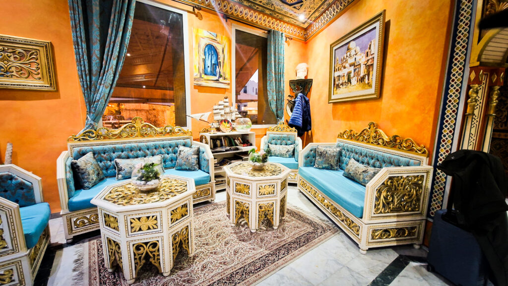 Hotel Lobby. Tunis.